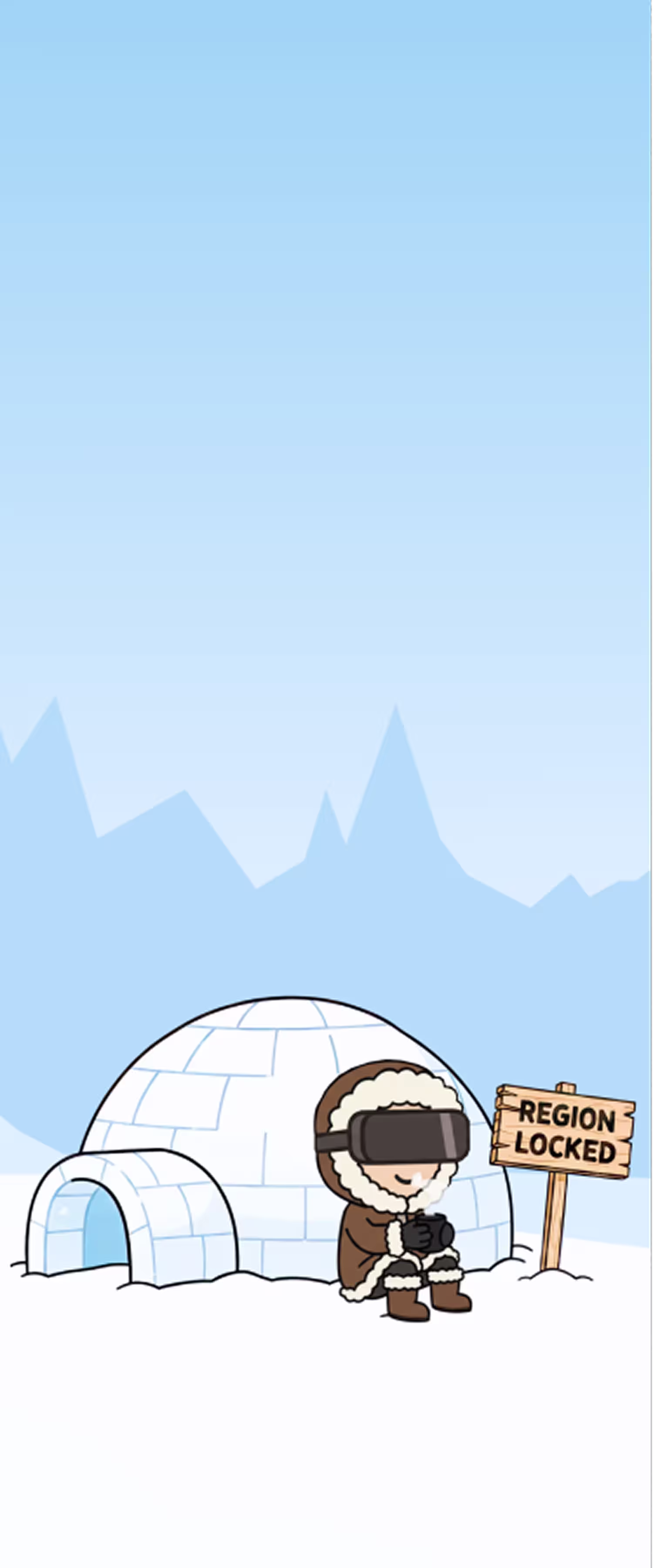 Region locked background